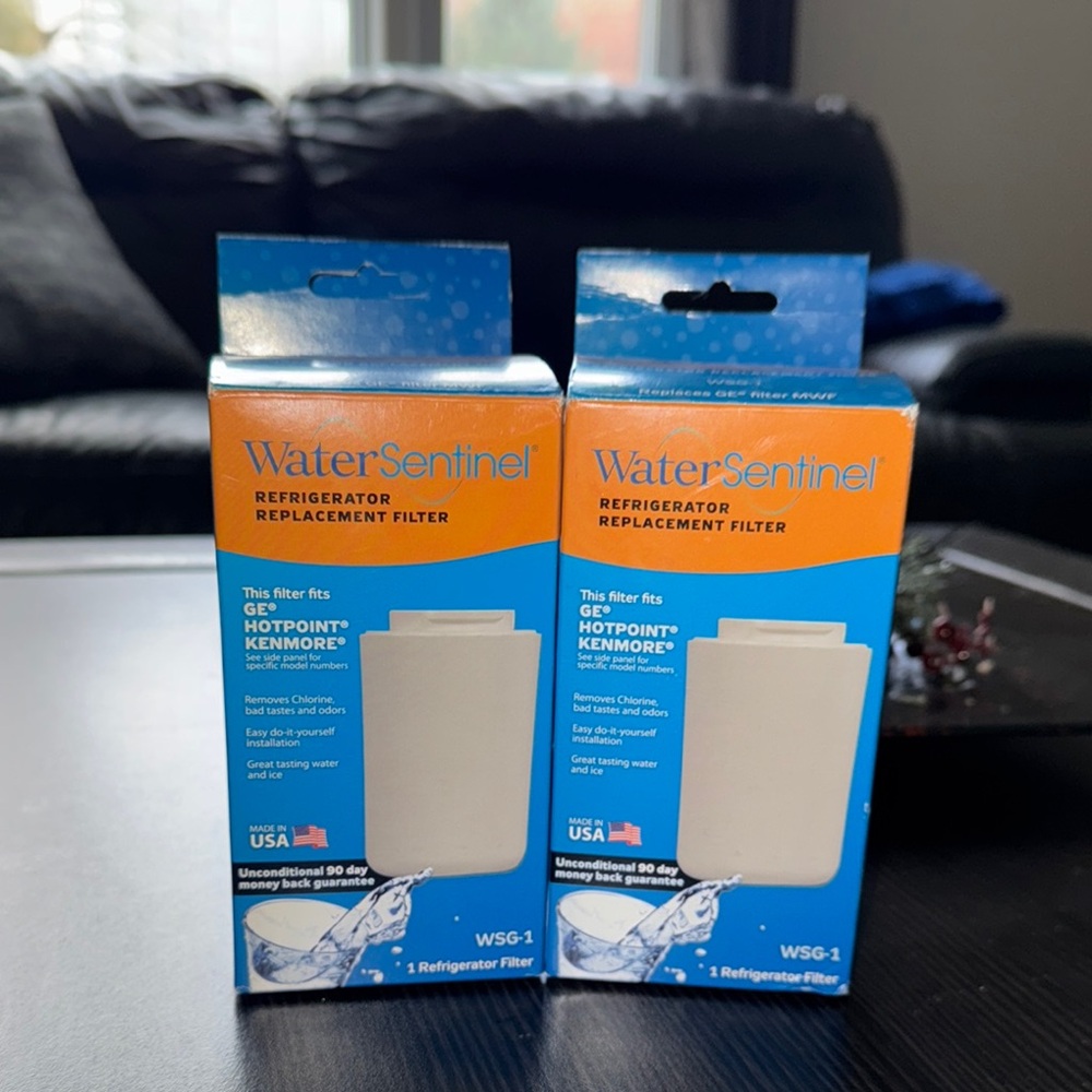2 water Sentinel,Refrigerator Replacement Filter - Blue WSG-1